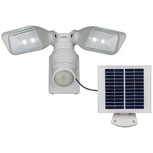 Eco Light Openy P9019 WH Solarlamp voor buiten, gescheiden zonnepaneel, met 5 m kabel, IP44, 2 LED's, 4 W, wit