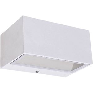 LUTEC Gemini Wandlamp voor buiten - Medium - LED - Mat Wit