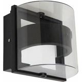 Eco Light Moderne led-buitenwandlamp Delta, 260 lm, 6 W, 16 x 16 cm, up- en downlight, IP44 1838 S GR LED