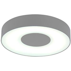 Eco Light Moderne buitenlamp voor muren of plafonds Ublo, rond, 26,3 cm diameter, IP54, zilver 3481 L SI