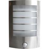 Eco Light Buitenwandlamp staal 8W zilver ST5001-PIR 26,5 x 17,9 x 6,4 cm