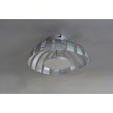 Luce Ambiente Design woonkamerlamp metaal 24 W, zilver 35 x 35 x 12,5 cm