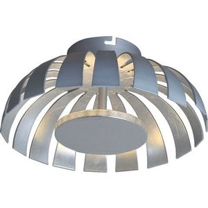 Luce Ambiente Design woonkamerlamp metaal 24 W, zilver 35 x 35 x 12,5 cm