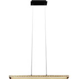 ECO-Light SOLARIS 9054 S WO LED-hanglamp LED 18 W Zwart, Hout