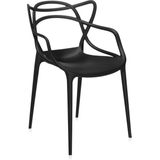 Kartell Masters Sedia, zwart, 53,5 x 55 x 83 cm