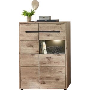 Emob - Commode - Bruin - 90x38x128 cm