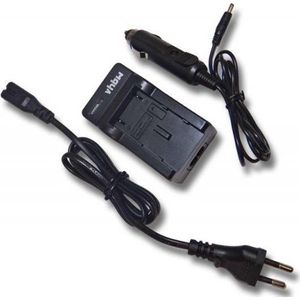 VHBW Camera accu snellader compatibel met universele CR-V3 accu