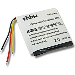 vhbw Li-polymeer batterij 550 mAh (3,7 V) geschikt voor MP3-speler, video Sandisk Sansa Fuze 4 GB, 8 GB.