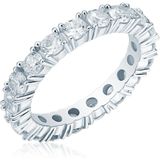 Rafaela Donata Dames Ring in 925/- Sterling zilver met Zirkonia Bandring zilver Ring