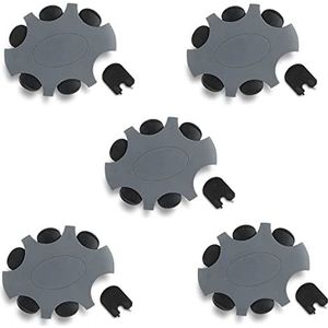 JB White ProWax MiniFit cerumenfilters voor gehoorapparaten, compatibel met Oticon, Bernafon en Auditio, 5 x disc met 6 gereedschappen en 6 filters, zwart