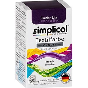 simplicol Expert Lila textielverf 1707 - voor het kleuren en opfrissen van kleding, machinewasbaar, voor katoen, wol, zijde, linnen, viscose en gemengde stoffen