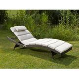 Destiny Gartenliege WAVE, Aluminium, Polyrattan, ohne Polsterauflage