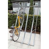 Schuin omhoog parkeerder, vrije opstelling, 4 inzetplaatsen