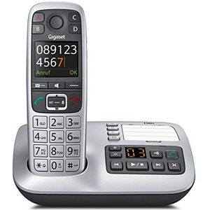 Gigaset E560A ( DE versie), Telefoon, Zilver, Zwart