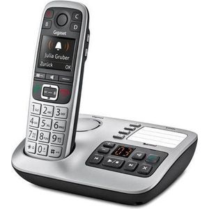 GIGASET Schnurloses DECT-Großtasten-Telefon E560A, mit Anrufbeantworter