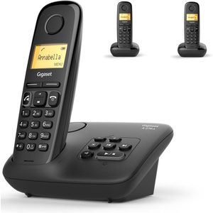 Gigaset A270A, Telefoon, Zwart