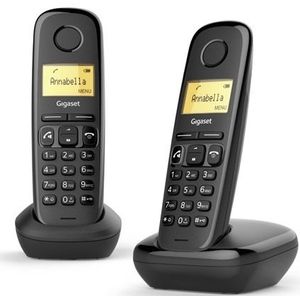 Gigaset A270 DUO - Huistelefoon Zwart