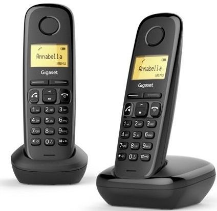 Gigaset A270 DUO - Huistelefoon Zwart