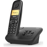 Gigaset - A270A - Draadloze DECT Telefoon met Antwoordapparaat - Zwart - Kunststof