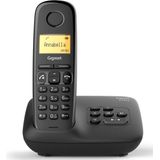 Gigaset - A270A - Draadloze DECT Telefoon met Antwoordapparaat - Zwart - Kunststof