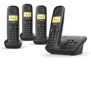 Gigaset - A270A - Draadloze DECT Telefoon met Antwoordapparaat - Zwart - Kunststof