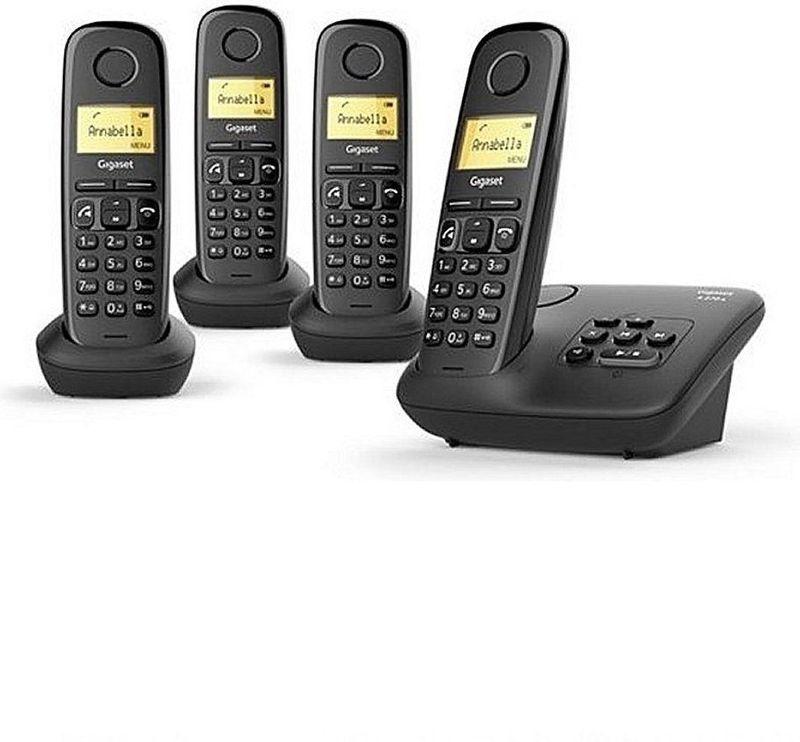 Gigaset - A270A - Draadloze DECT Telefoon met Antwoordapparaat - Zwart - Kunststof