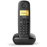 Gigaset DRAADLOZE VASTE TELEFOON A270 ZWART (S30852-H2812-D201), Telefoon, Zwart