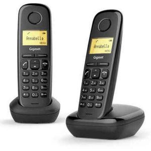 Gigaset - A170 Duo - Draadloze Telefoon - Zwart - 2 Handsets