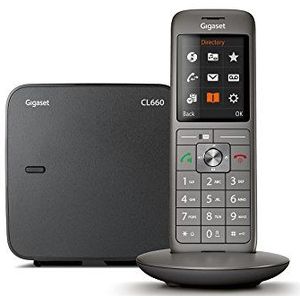 Gigaset CL660 - Draadloze Telefoon - Grijs - TFT-beeldscherm 2,4 inch