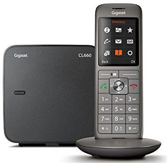 Gigaset CL660 Candy-Bar Draadloze Telefoon, Grijs