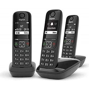 Gigaset AS690 Trio - DECT-telefoon - 3 Handsets - Met Agenda en Nummerherkenning