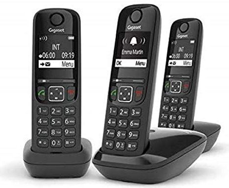 Gigaset AS690 Trio - DECT-telefoon - 3 Handsets - Met Agenda en Nummerherkenning