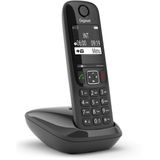 Gigaset AS690 - 1 handset - Zwart - Handsfree bellen - huistelefoon - inclusief oproepblokering
