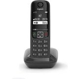 GIGASET AS690R Draadloze DECT Telefoon - Zwart - Ergonomisch Ontwerp