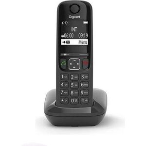 GIGASET AS690R Draadloze DECT Telefoon - Zwart - Ergonomisch Ontwerp