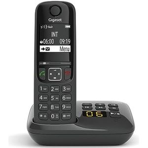 Gigaset AS690A, Telefoon, Zwart