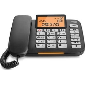 Gigaset DL580, Telefoon, Zwart