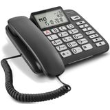Gigaset DL580 - Vaste telefoon - Makkelijk in gebruik - Tot 100 contacten - Ideaal voor werk en thuis - Zwart