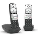 Gigaset A690 Duo, Telefoon, Zwart, Zilver