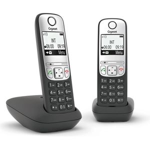 Gigaset A690 Duo, Telefoon, Zwart, Zilver