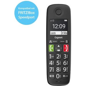 Gigaset E290Hx - Draadloze Handset - Zwart - Geschikt Voor Senioren