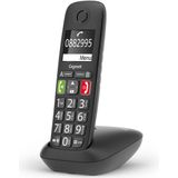Gigaset - E290 - Telefoon - Zwart - Ergonomisch Toetsenbord - Groot Display