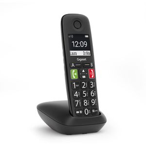 Gigaset - E290 - Telefoon - Zwart - Ergonomisch Toetsenbord - Groot Display