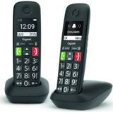Gigaset E290 Duo - Huistelefoon Zwart
