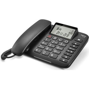 Gigaset DL380 - Telefoon - Zwart - Bedraad Analoog