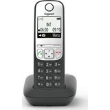 Siemens Gigaset A690 Bureautelefoon Zwart, Telefoon, Zwart, Grijs