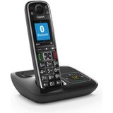 Gigaset E720A Draadloze Seniorentelefoon - Antwoordapparaat - Bluetooth - Zwart