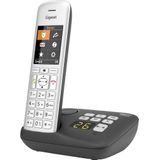 Gigaset CE 575 A Analoge-/DECT-telefoon Zwart, Zilver - LET OP: Geen Benelux product! - bepaalde functies werken niet