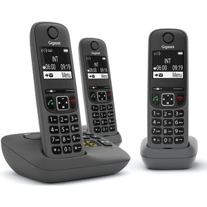 Gigaset AE690A Trio, Telefoon, Zwart