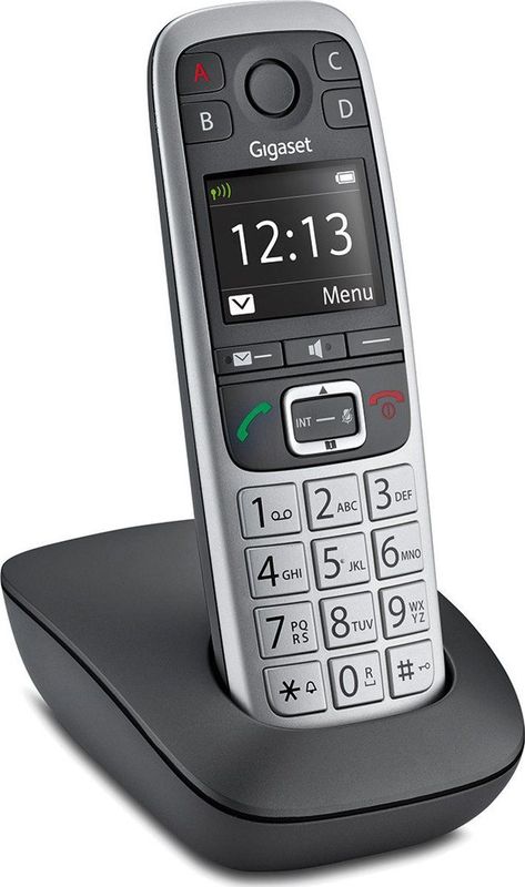 Gigaset - E560 Huistelefoon - Zilver - Big Button - Gebruiksvriendelijk